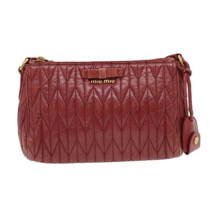 Miu Miu Pre-owned, Shoulder Bags Rood, Dames, Maat:ONE Size