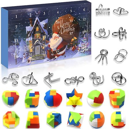 24 Days of Christmas Countdown Advent Calendar Blind Box Toy