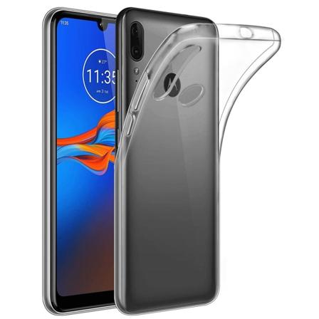 Motorola Moto E6 Plus TPU -deksel Ultra Slim Thin Cover Transpar Transparent