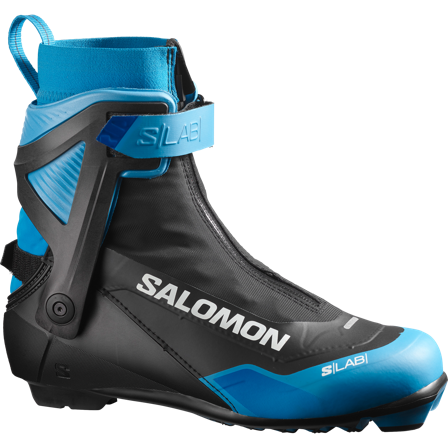 Salomon - Buty biegowe Buty biegowe S/lab Skate Jr - Black / Process Blue