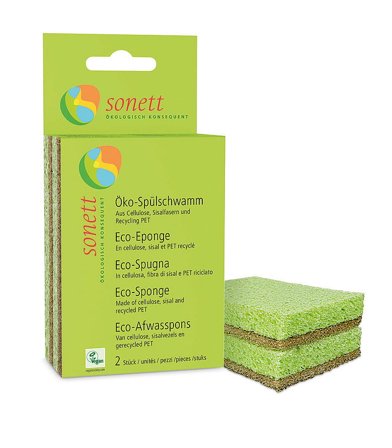 Sonett Rengøringssvamp 2-pak 1 stk., Tøj & Bolig, Husholdning, Rengøring