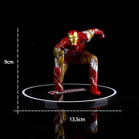 Marvel Avengers Iron-man Spiderman-Action Hulkfigurer SuperHero Toy With Base