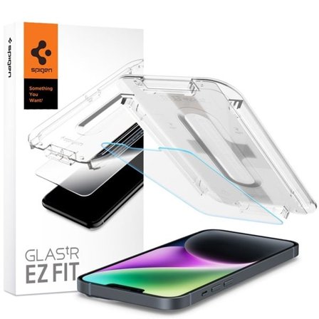 Spigen Glas.tR EZ Fit herdet glass for iPhone 13 / 13 Pro / 14 / 16e