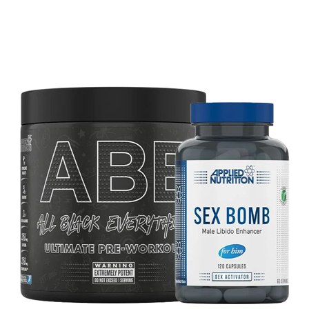 Applied Nutrition ABE PWO 315 g + Testo Bomb Enhancer 120 Kapslar