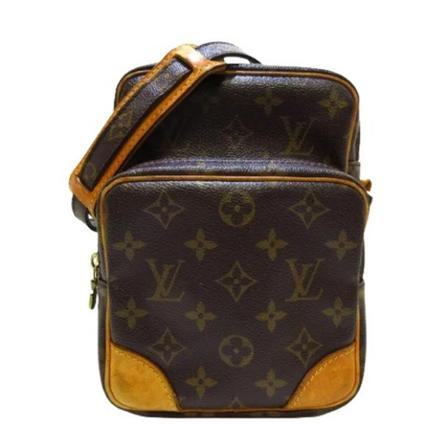 Louis Vuitton Vintage Pre-owned Polyester louis-vuitton-Väska brun, Dam Vintage Väskor, Dam, Storlek: ONE SIZE