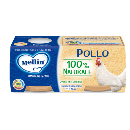 Mellin Omogeneizzato Pollo 2X80g