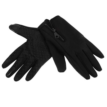Vandtætte udendørs handsker holder hænderne varme XL Sort