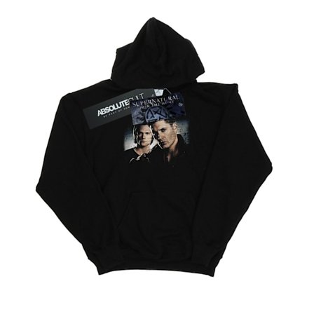 Supernatural Dam/Kvinnor Sam And Dean Poster Hoodie XXL Svart