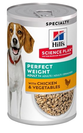 Hill's Science Plan Perfect Weight Umido Per Cani Pollo/Verdure