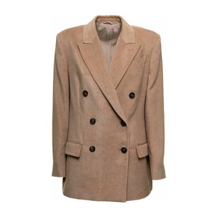 Brunello Cucinelli, Jacket Beige, Dames, Maat:M