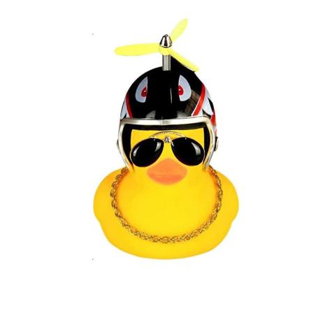 Gummigul Med Propellerhjälm
