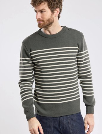 Armor Lux Mariner Sweater "Molène" - Grey - M