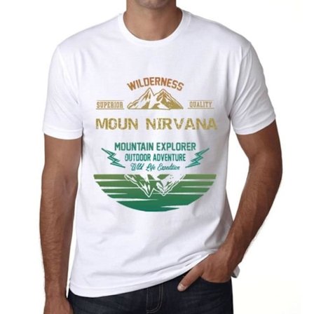 T-shirt herr utomhusäventyr Wild Nature Mountain Explorer Nirvana Du Mont – Outdoor Adventure, Wilderness,