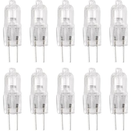 10 stk. G4 halogenpære stifter 12V 35W varm hvid