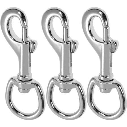 Svängbara karbinhakar, kraftig hundkoppelskrok 360° svängbara leder Trigger Clips Kraftiga Trigger Clips (3 st)
