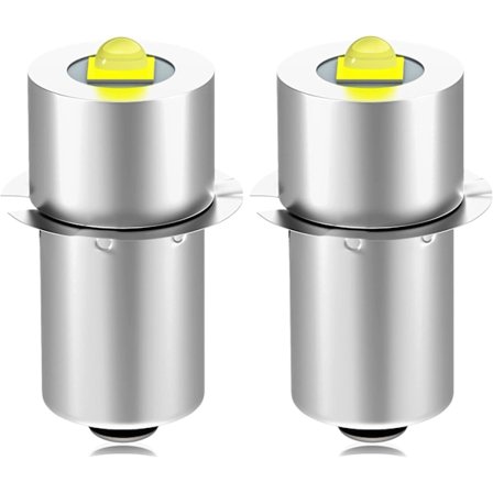 P13.5s LED-lommelyktpære, kraftig oppgradering, LED-pæreerstatningskonverteringssett, 2-pakning