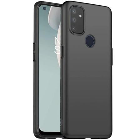 Etui til One Plus Nord N100 (6,52") Blød silikone Sort Præcis Cutting Sort Svart