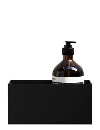 Bath Shelf 20 Black Nichba Design