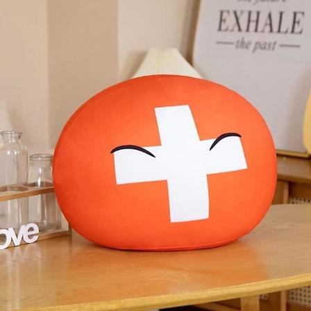 Landkule-leketøy plysj-anheng Polandball-dukke Countryball USSR USA FRANKRIKE RUSSLAND STORBRITANNIA JAPAN TYSKLAND ITALIA Dekor10/30/40cm 