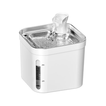 Smart vanddispenser til katte, automatisk drikkefontæne med cirkulerende vand, rustfrit stålvandsdispenser til katte og hunde