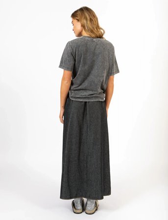 Coster Copenhagen Cc Heart Ellis Denim Skirt - Navy - 38