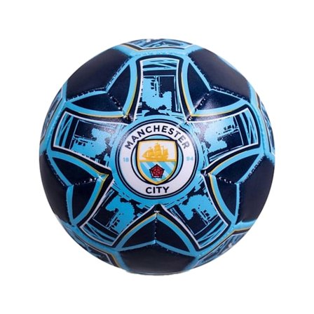 Manchester City FC Mini Fotboll 4in Sky Blue/White