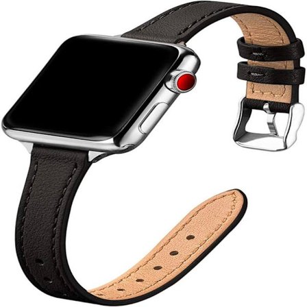 Svart - Kompatibel med Apple Band 41mm 40mm 38mm, Dame tynd