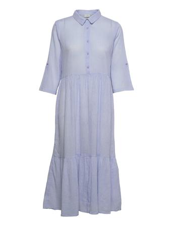 Kavivian Dress Polvipituinen Mekko Sininen Kaffe