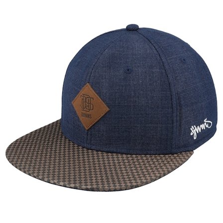 Djinns - Ble snapback Czapka Z Daszkiem - Glencheck Navy Strapback @ Hatstore