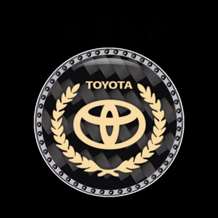 Tvåpack klistermärken för bilmotorns start- och stoppknapp (Toyota)