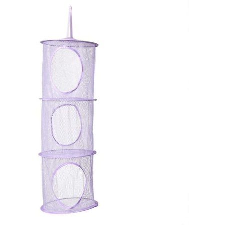 Ripustettava säilytysverkko, 3-kerroksinen kannettava taitettava verkkokassi