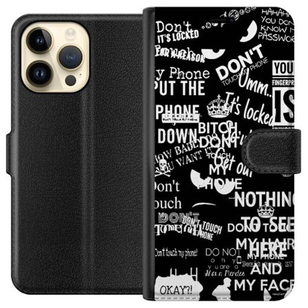 Yhteensopiva Lompakkokotelo Apple iPhone 14 Pro Max Älä kosketa