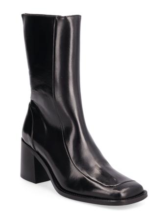 Booties Shoes Boots Ankle Boots Ankle Boot - Heel Sort Billi Bi