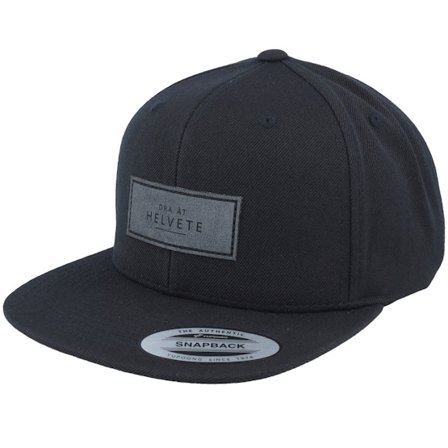 Kränkt! - Sort snapback Kasket - Dra Åt Helvete Patch Black Snapback @ Hatstore