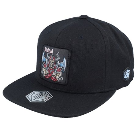 Critiql Hit - Undead Box Patch Black Snapback Snapback Black Cap - @ Hatstore