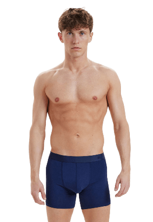 Resteröds Bambu, Boxers (extra Längd), 3-pack, Svart Kalsonger Herr Blå S