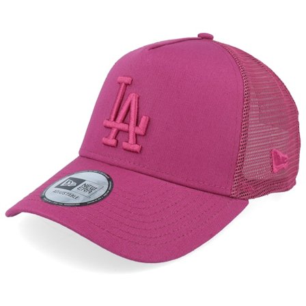 New Era - MLB Rød trucker Caps - Los Angeles Dodgers League Essential Cherry Trucker @ Hatstore