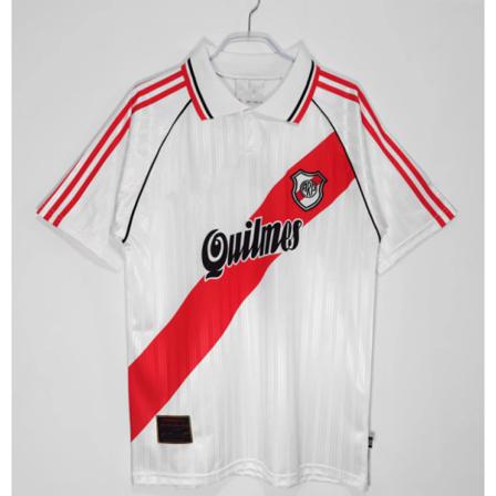 95-96 säsong hemma river plate retro jersey träningsdräkt T-shirt Beckham NO.7 M
