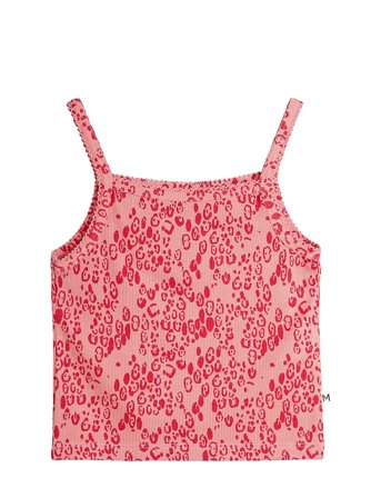 Mini Rodini Mini Leopard Aop Tank Top - Pink - 92/98
