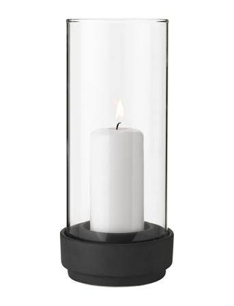 Hurricane Home Decoration Candlesticks & Tealight Holders Svart Stelton