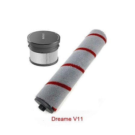 Til Dreame V10 V11 Håndholdt Støvsuger Reservedele Sæt HEPA Filter Rullebørste Blød Børste Hovedbørste