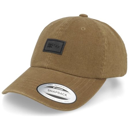 Wild Spirit - Grün unconstructed Cap - Hatsie The Red Panda Canvas Dark Olive Dad Cap / Unconstructed @ Hatstore