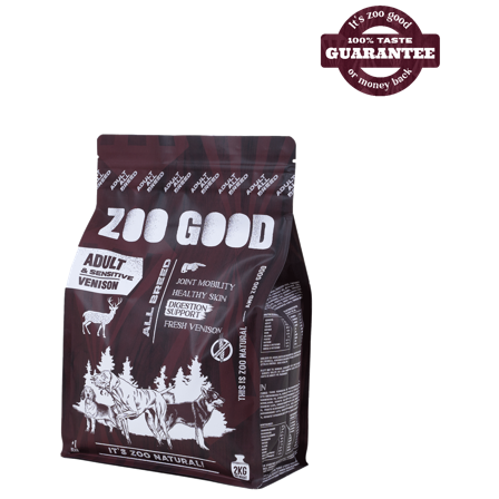 ZOO GOOD - Hjortekjøtt Sensitive Adult All Breed 2 kg - Hund - Hundefôr & hundemat - Tørrfôr for hund - ZOO.no