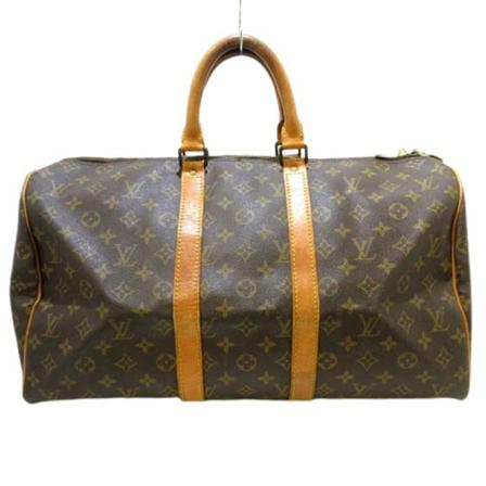 Louis Vuitton Vintage, Pre-owned Keepall Bruin, Dames, Maat:ONE Size