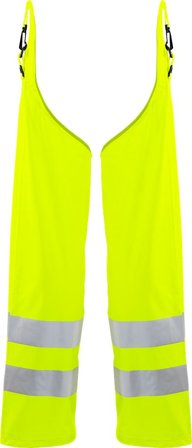 Arbetsbyxor Fristads Unisex Lyngsøe varsel byxholk, klass 2, Varsel Gul Arbetskläder