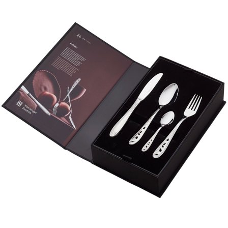 Hardanger bestikk Kristin aterinsetti 24 osaa, teräs