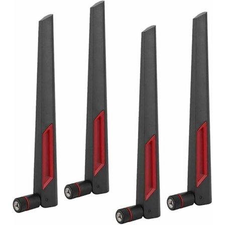 WiFi-antenne, trådløs routerantenne med dobbeltbånds rundstrålende retningsantenne til RP-SMA til ASUS AC68U (4 stk.)