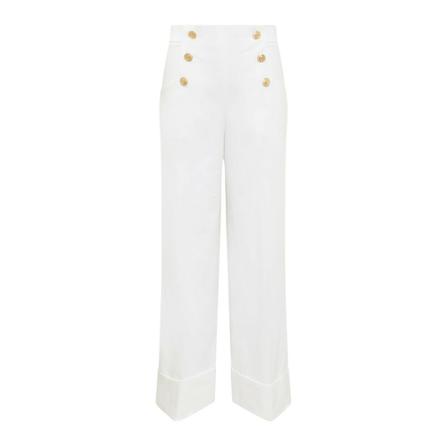P.a.r.o.s.h., Trousers Biały, Kobieta, Rozmiar: L