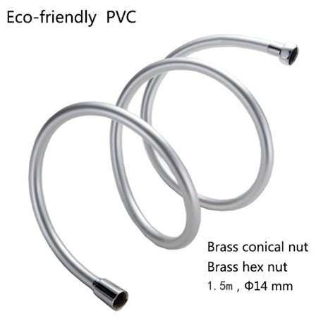 PVC-suihkuletku hopeinen suihkuletku suihkupään sisääntuloputki br