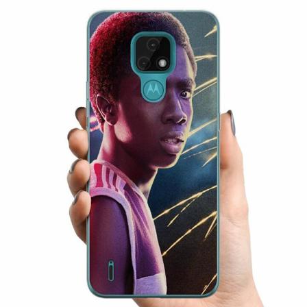 Motorola Moto E7 Tpu Mobilskal Stranger Things - Lucas Sinclai